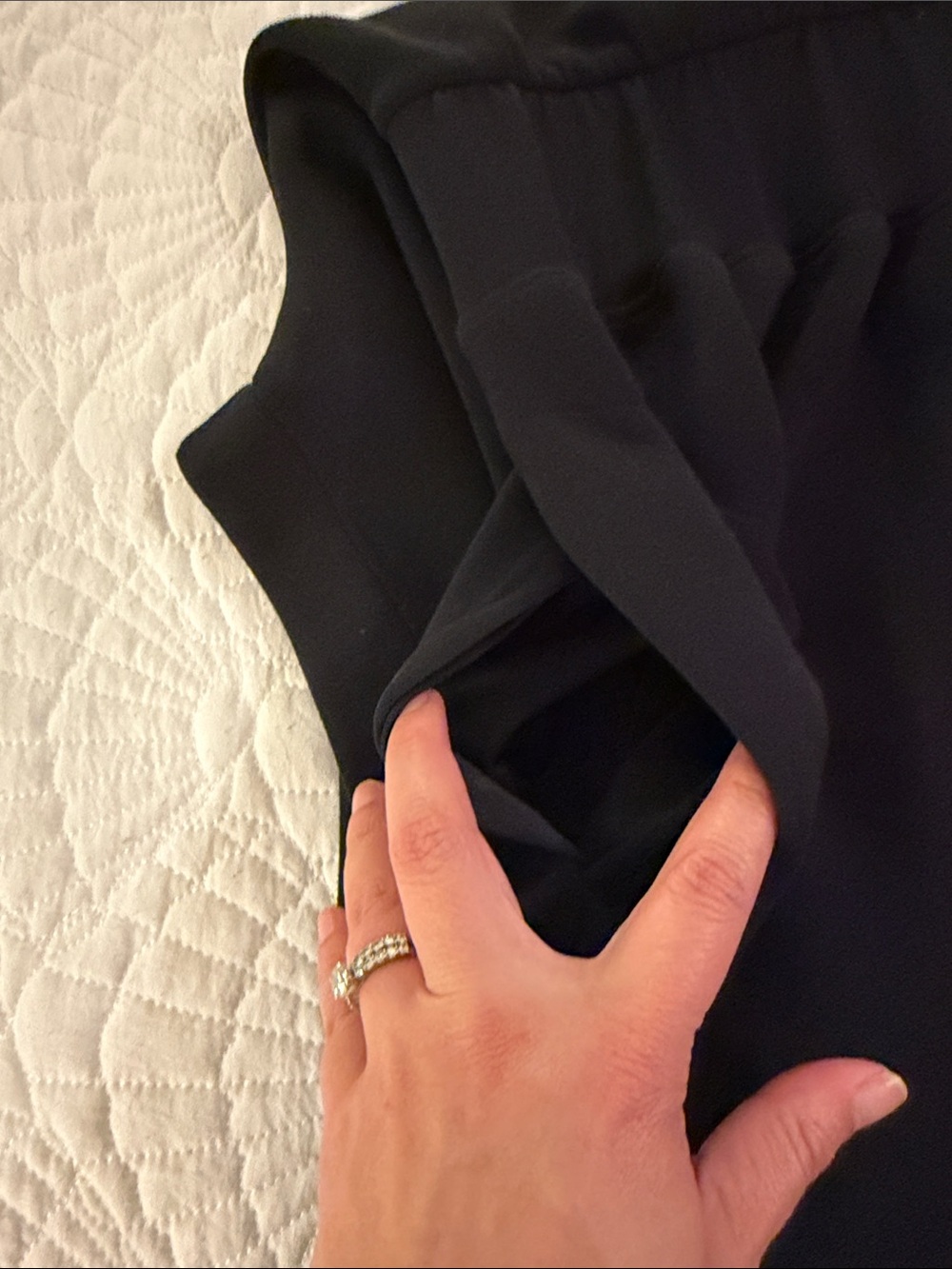 SPANX Black Short-Sleeve Crewneck Mini Dress - Picture 10 of 10